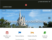 Tablet Screenshot of lemondededisney.com